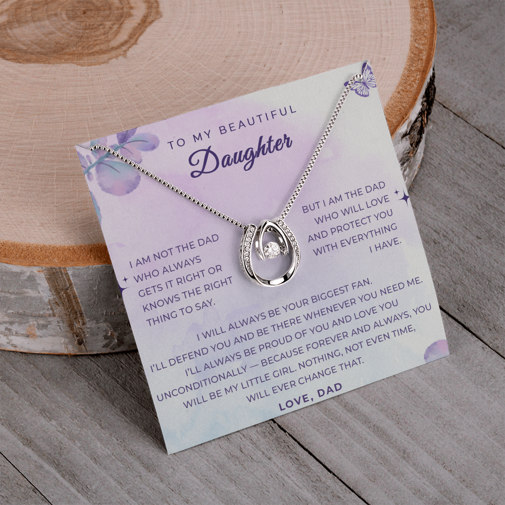 Gift to Daughter From Dad - Luck Neclace