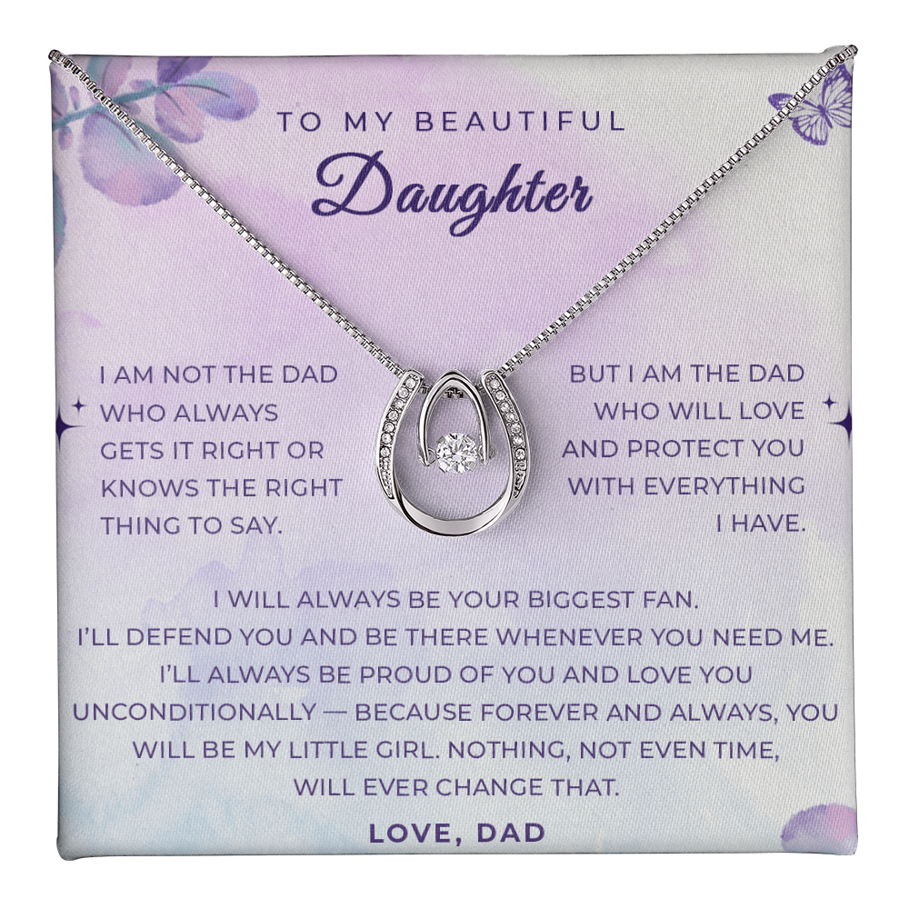 Gift to Daughter From Dad - Luck Neclace