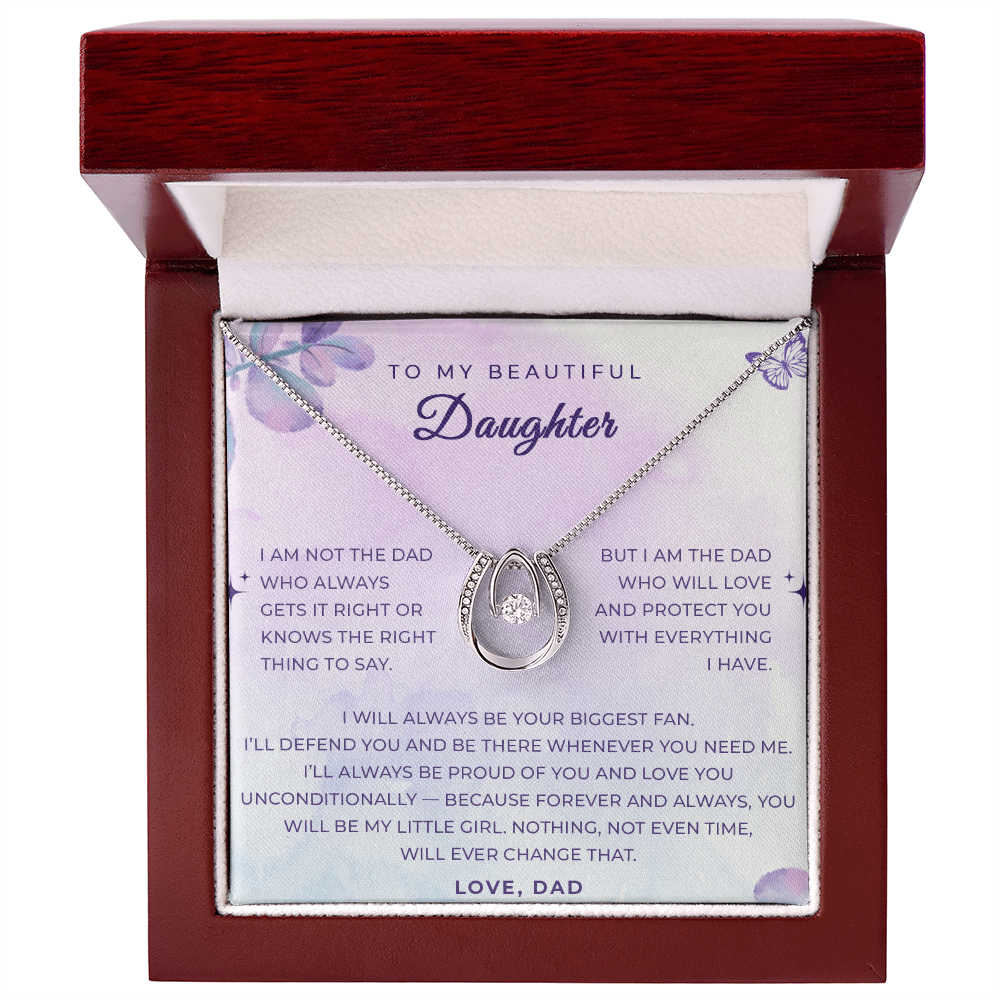 Gift to Daughter From Dad - Luck Neclace