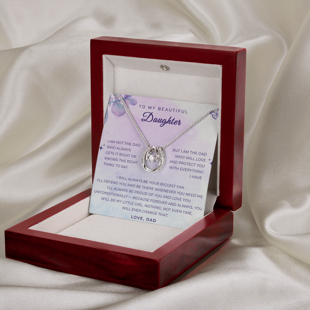 Gift to Daughter From Dad - Luck Neclace
