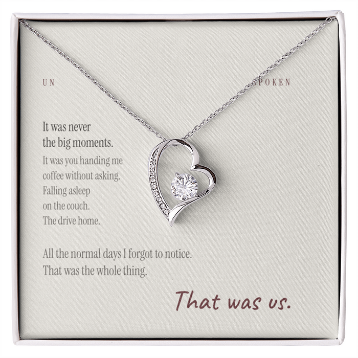 The Normal Days message card, White Gold, Standard Box