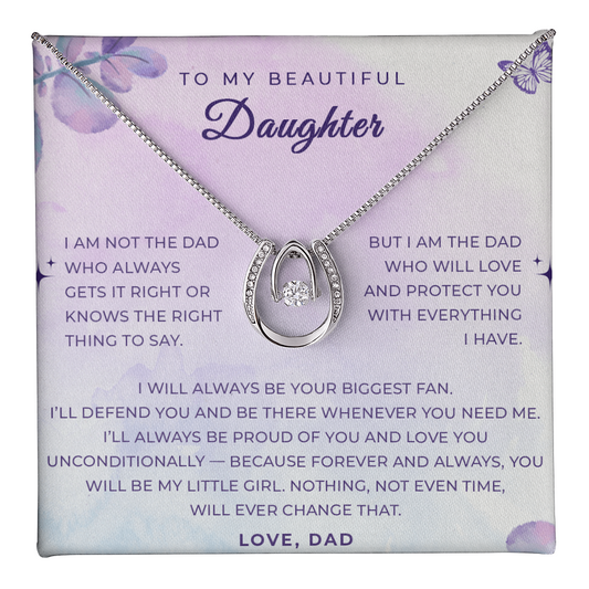 Gift to Daughter From Dad - Luck Neclace