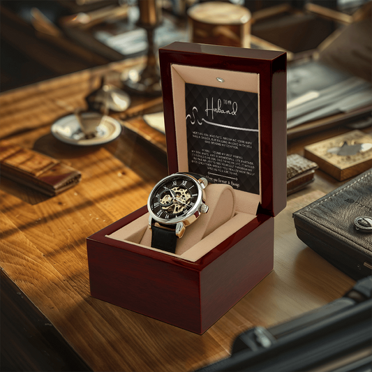 Gift for Husband - Openwork Watch