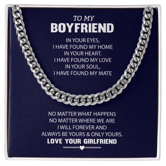 Cuban Link Chain - To my Boyfriend