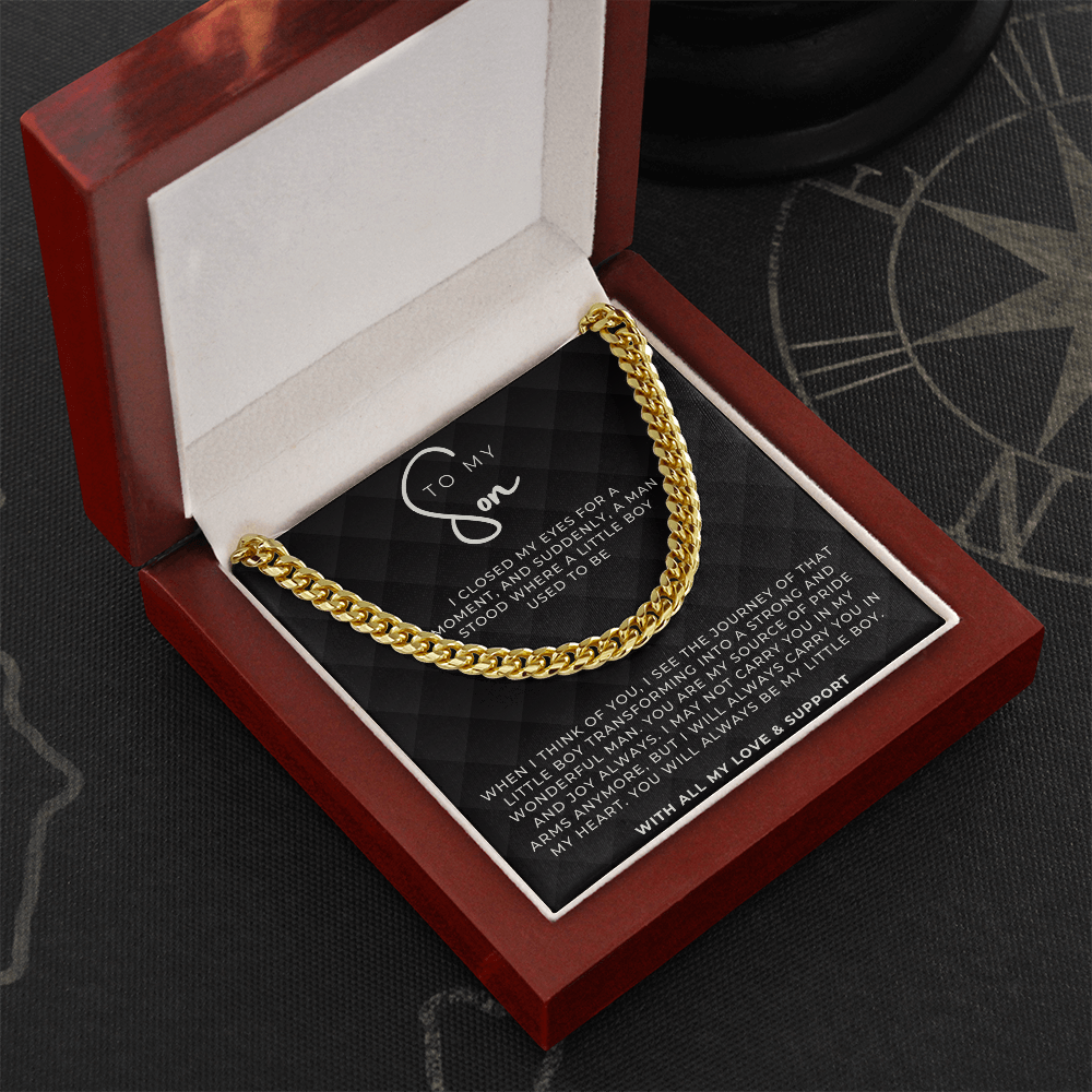 Gift for Son - Cuban link Chain