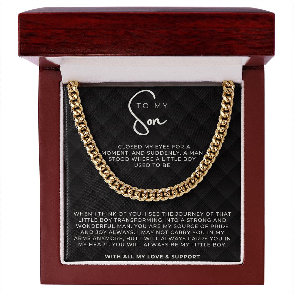 Gift for Son - Cuban link Chain