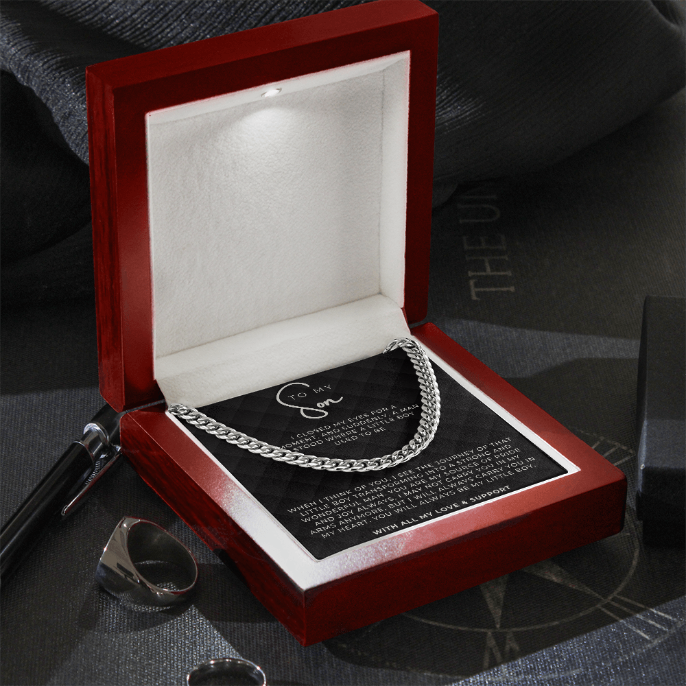 Gift for Son - Cuban link Chain