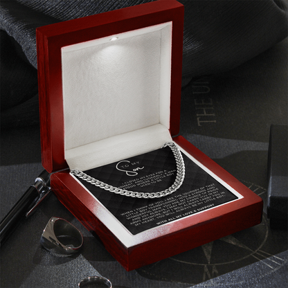 Gift for Son - Cuban link Chain