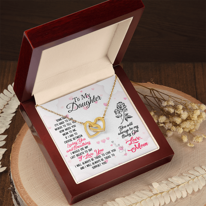 To My Daughter Necklace – Love & Support Message from Mom
