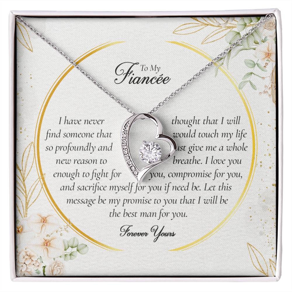 Endless Devotion  Necklace - Gift to Fiancee