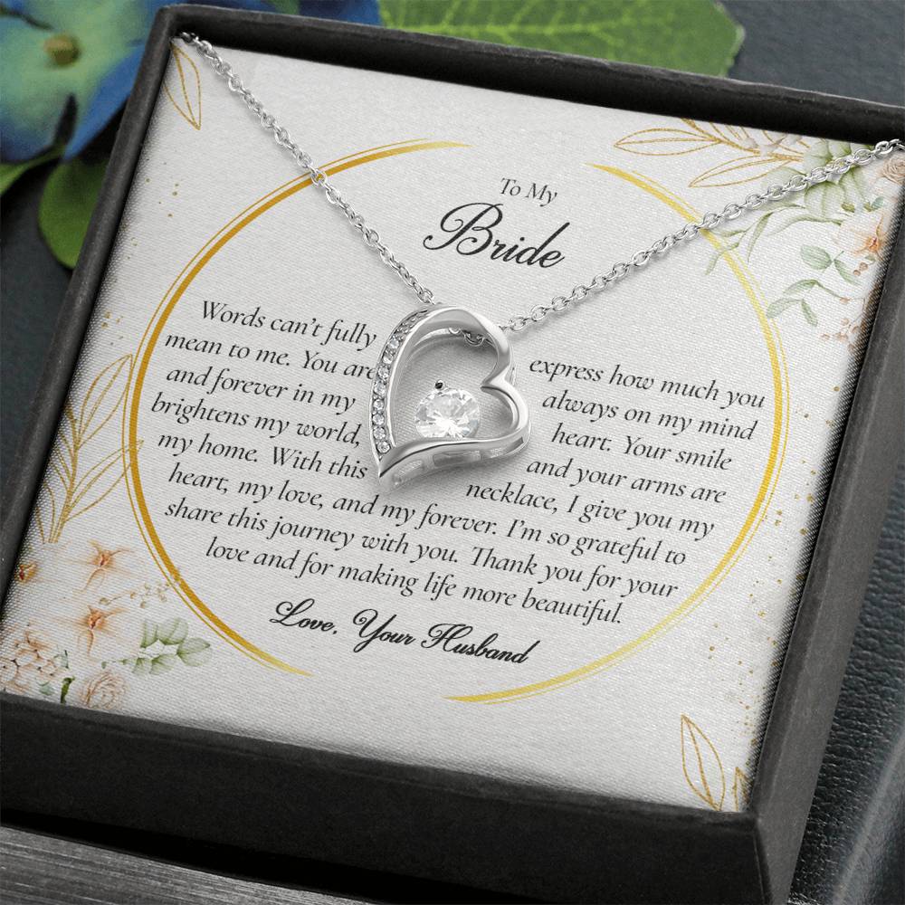 Endless Devotion Necklace - Gift to Bride