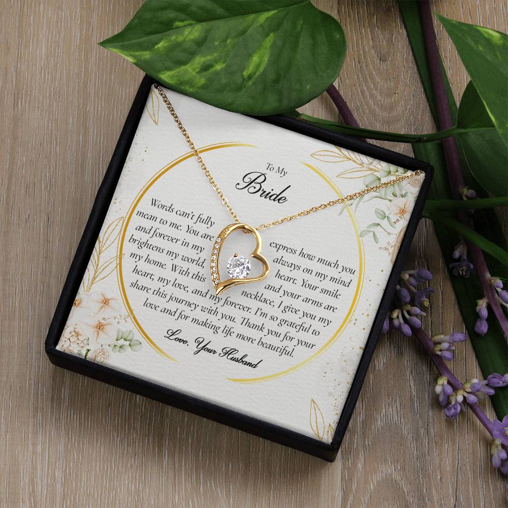 Endless Devotion Necklace - Gift to Bride