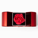 The mahogany style luxury box with its LED spotlight